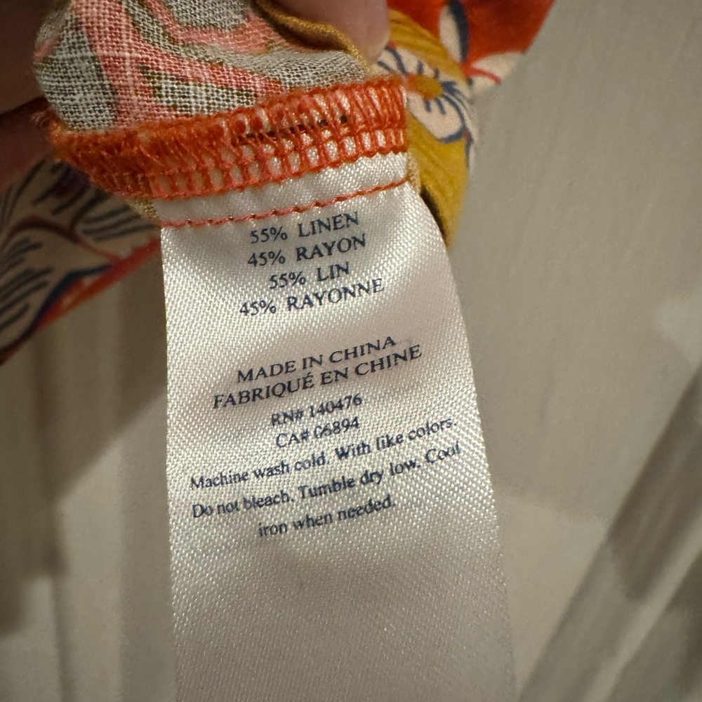 NWOT Faherty Maui Shirt - Women’s Medium - Picture 5 of 5